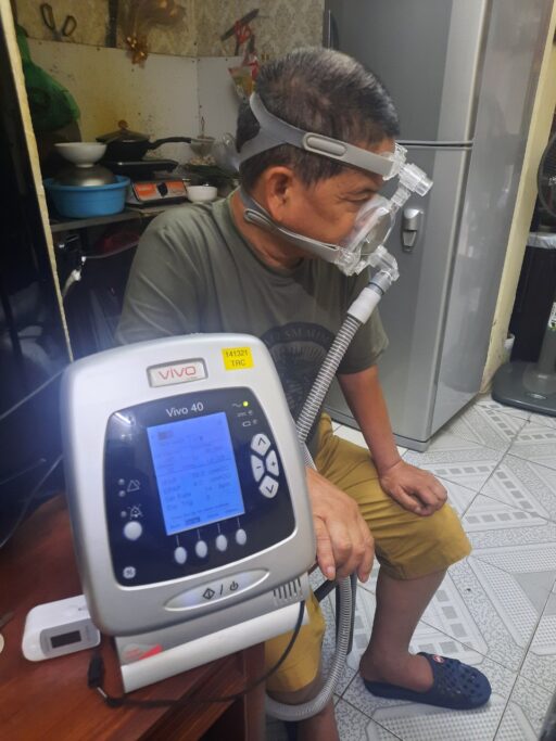 thuê máy thở không xâm lấn tại nhà