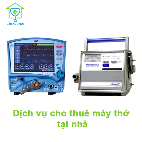 Dịch vụ cho thuê máy thở tại nhà, hỗ trợ hô hấp an toàn và tiện lợi